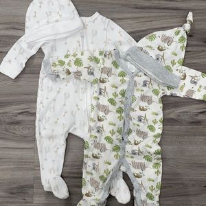 Wild Footie Pajama Set